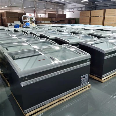 Insel-Gefrierschrank für den Einzelhandel